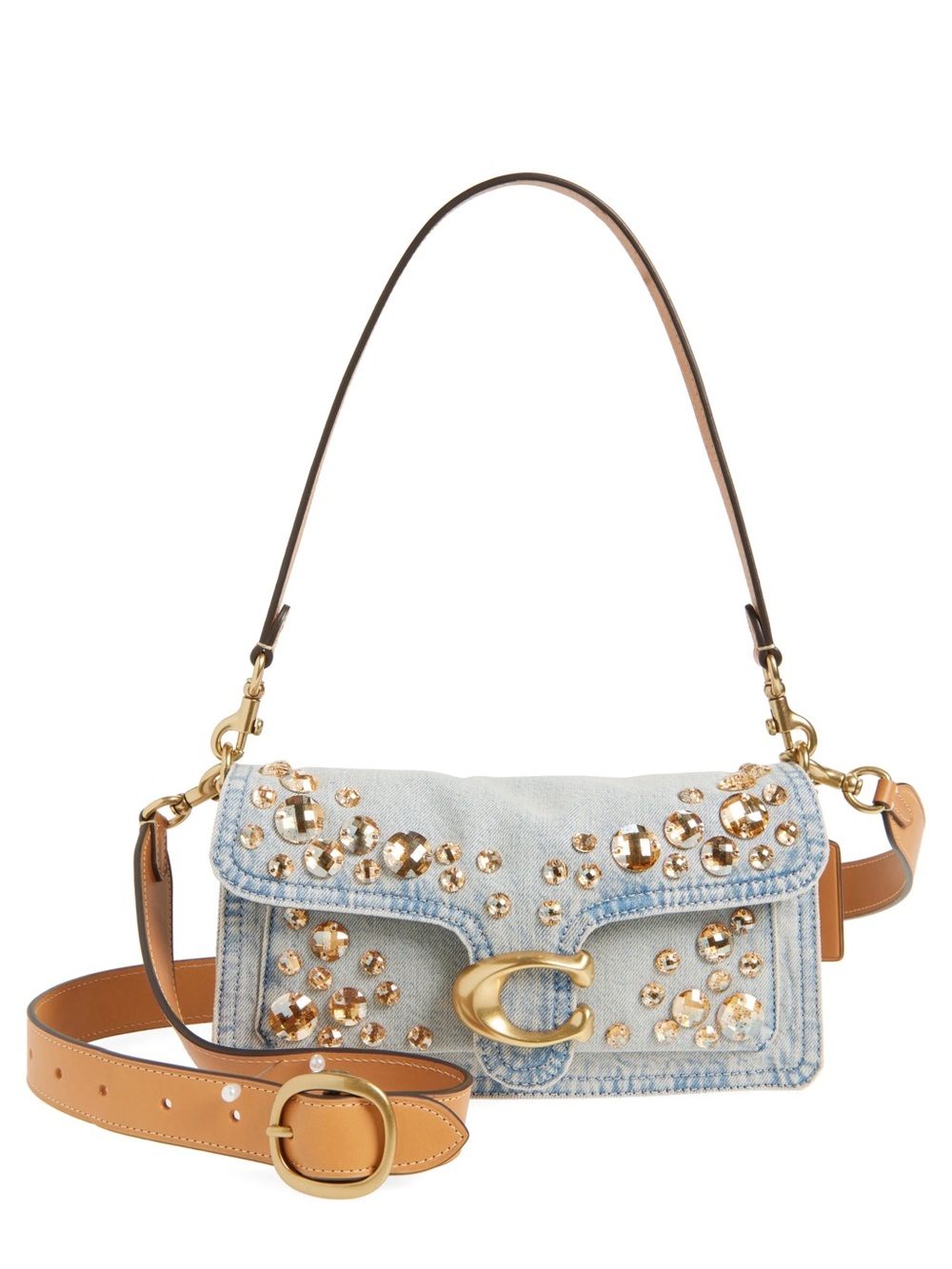 Coach Denim Tabby with Crystals 26